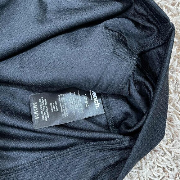 Bench Men’s Moisture Wicking Performance Full Zip Jacket Black Size Medium (New) - Picture 10 of 10